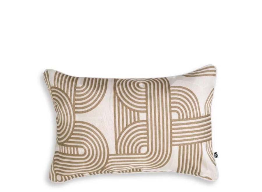 Cushion Abaças - Beige & White