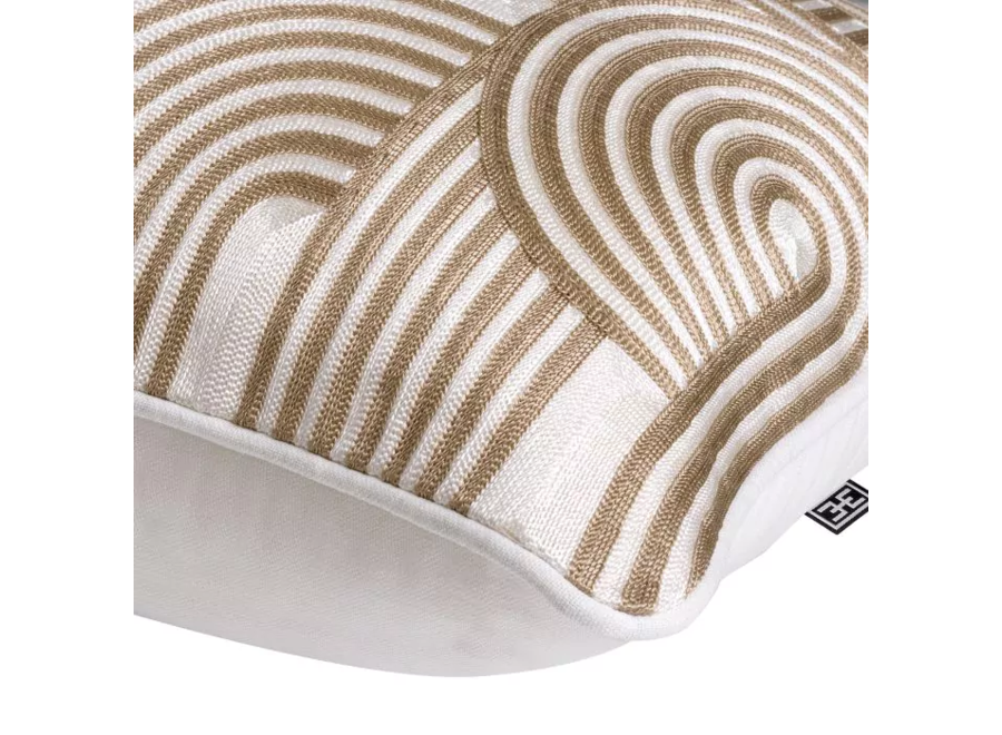 Cushion ‘Abaças' - Beige & White