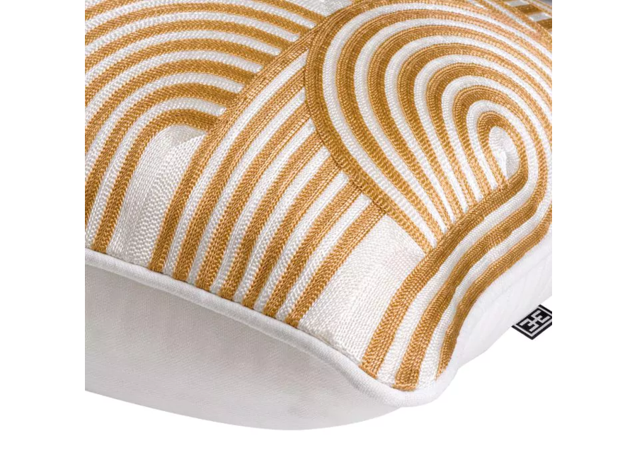 Cushion ‘Abaças' - Gold & White