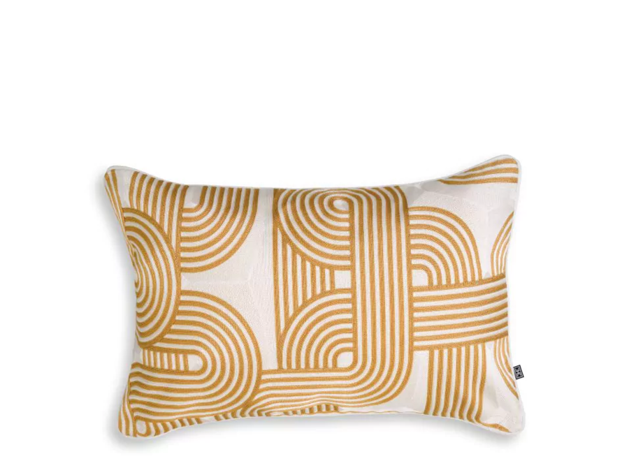 Cushion ‘Abaças' - Gold & White