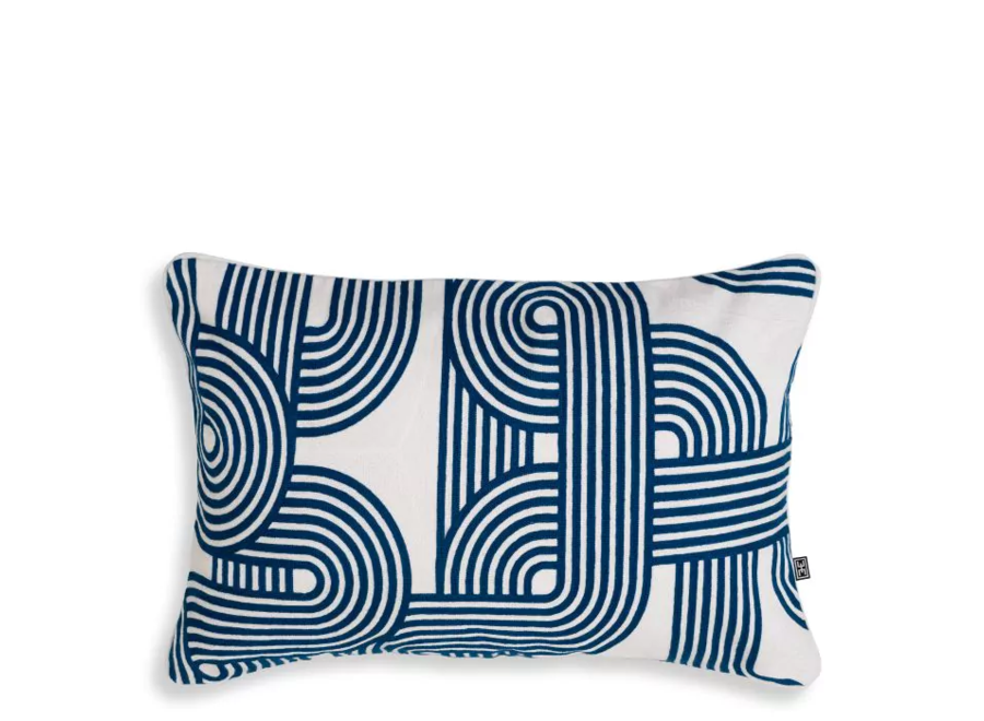 Cushion ‘Abaças' - Blue & White