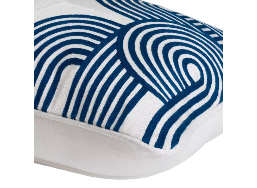 Cushion ‘Abaças' - Blue & White