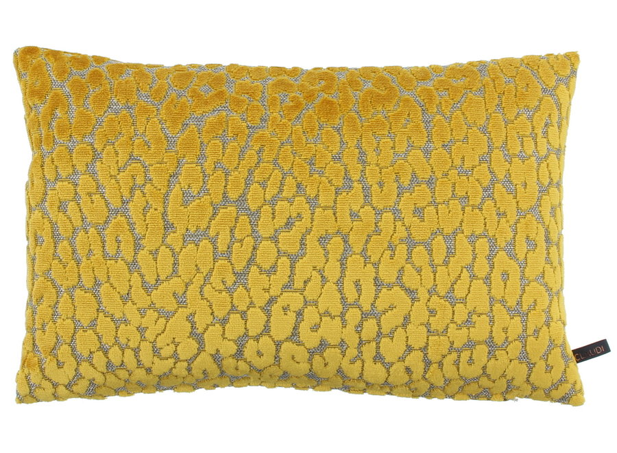 Coussin décoratif Animal Mustard