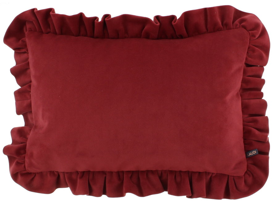 Cushion Astrid Cerise + Ruffles