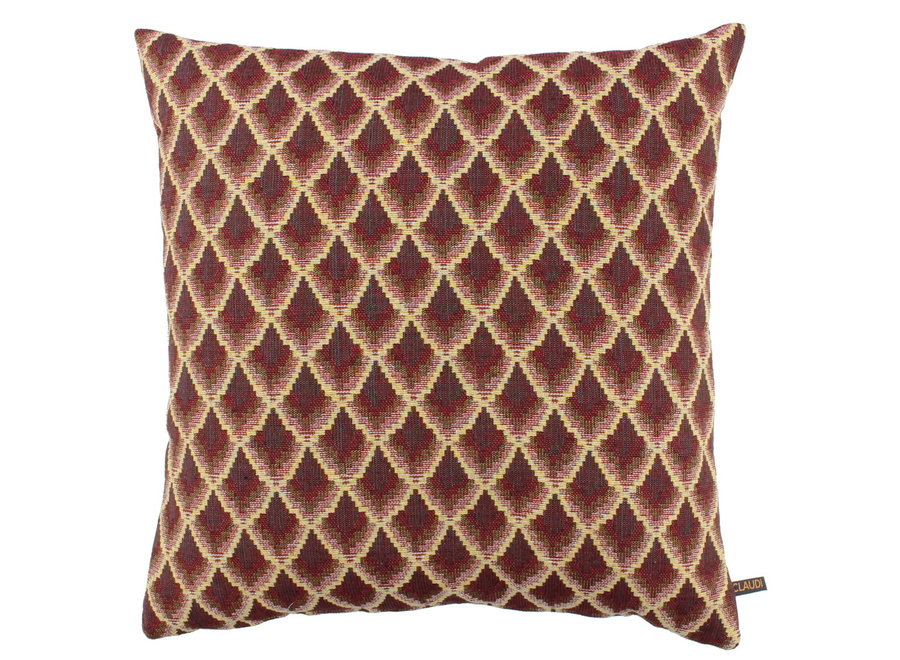 Coussin Besaya Aubergine