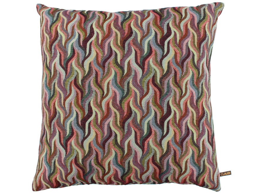 Coussin décoratif Don Aubergine Multicolor