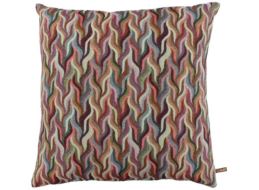 Cushion Don Aubergine Multicolor