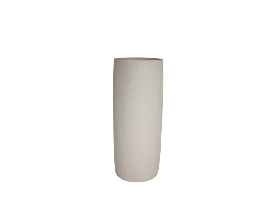 Plantenbak 'Bombax' Cream - S