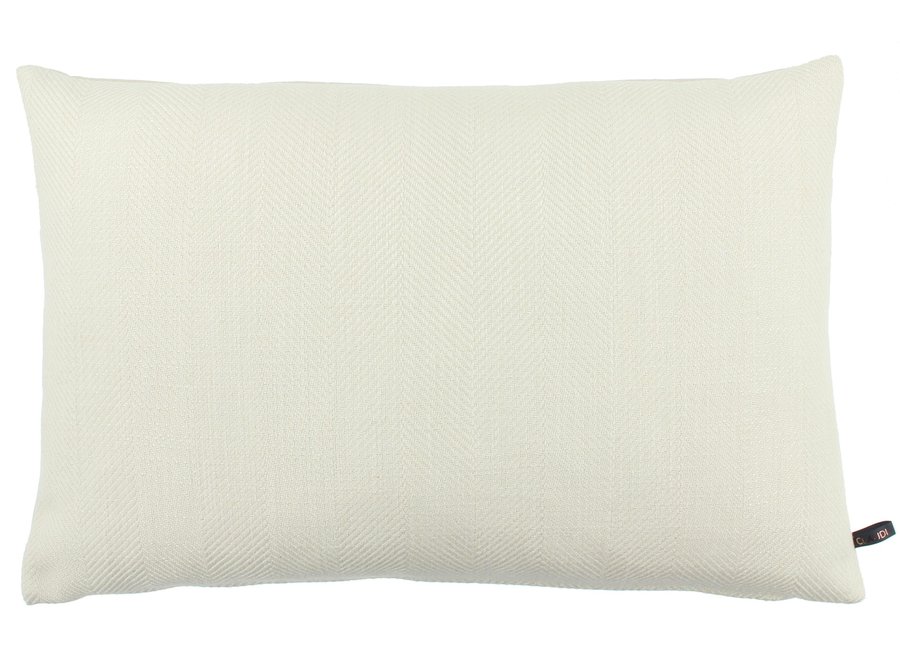 Decorative cushion Hendry Off White