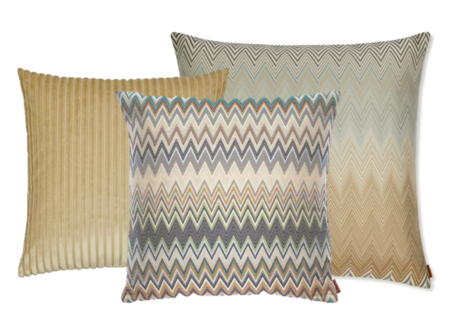 Cushion combination Grey/Sand: Bastia, Masuleh & Coomba