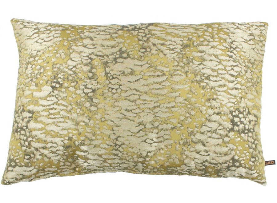 Coussin décoratif Nayla Mustard