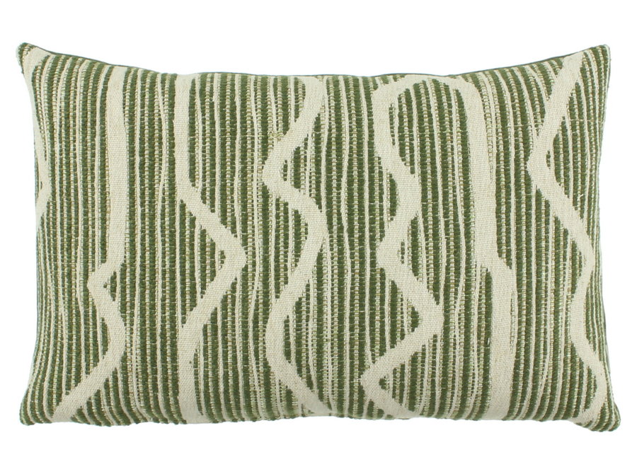 Decorative cushion Noah Dark Green