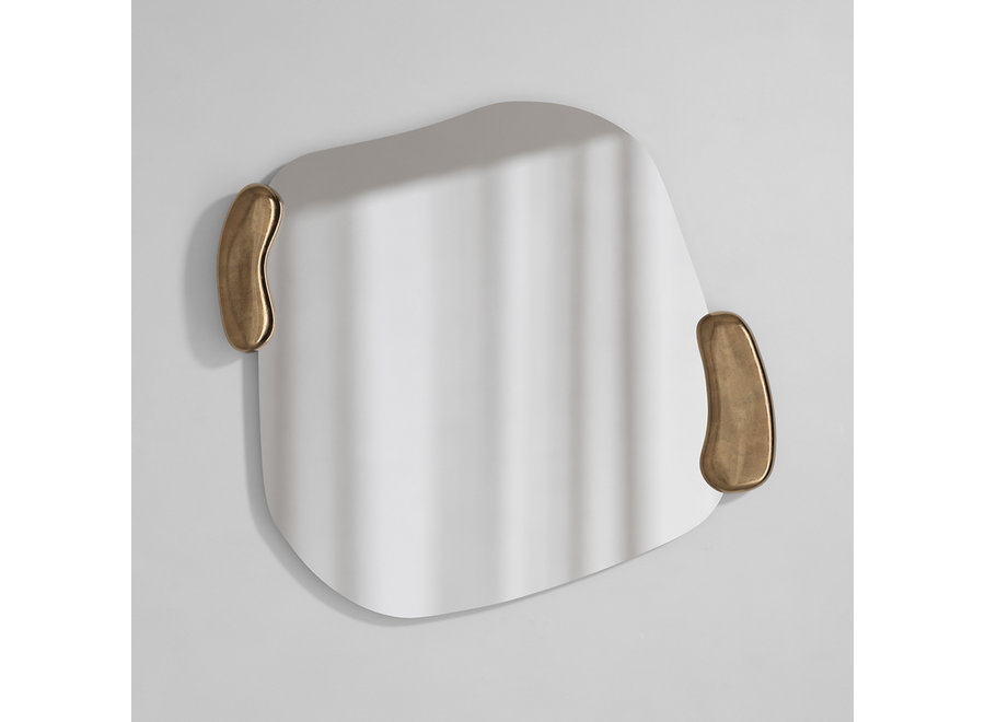 Mirror 'Calco' Gold Square