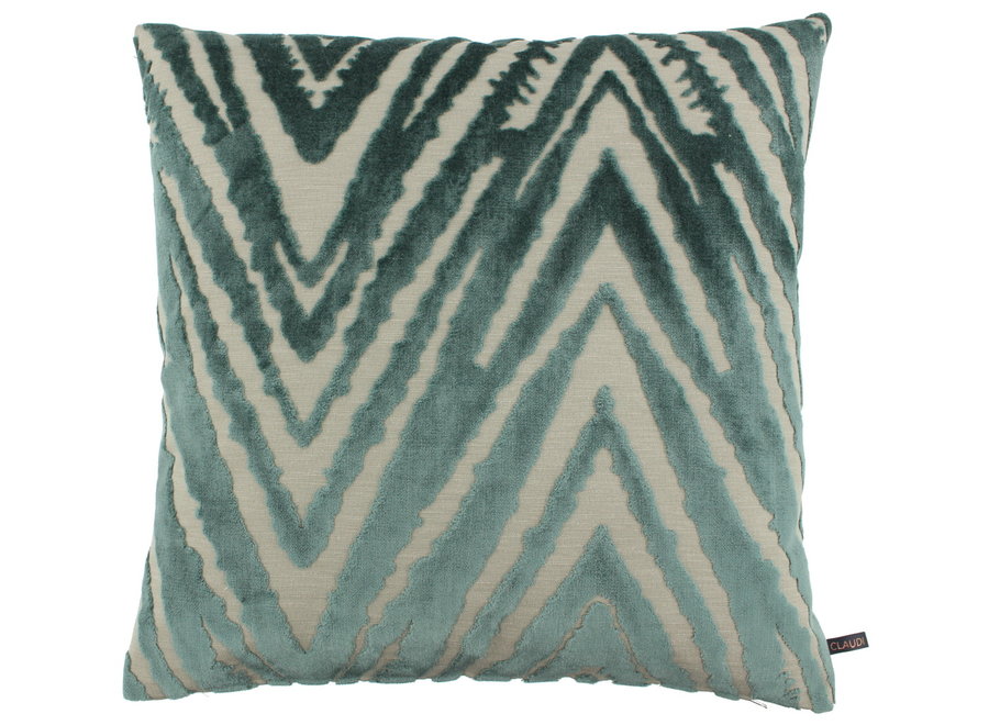 Decorative cushion Paloma Dark Mint