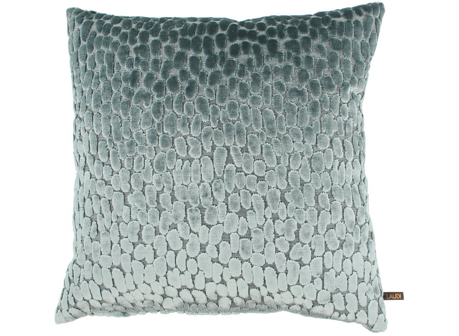 Decorative cushion Puntollo Iced Blue