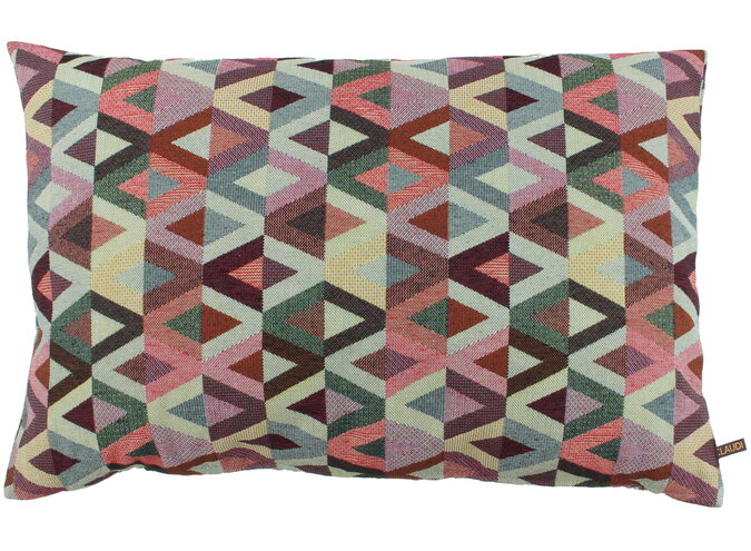 Cushion Trianco Aubergine Multicolor