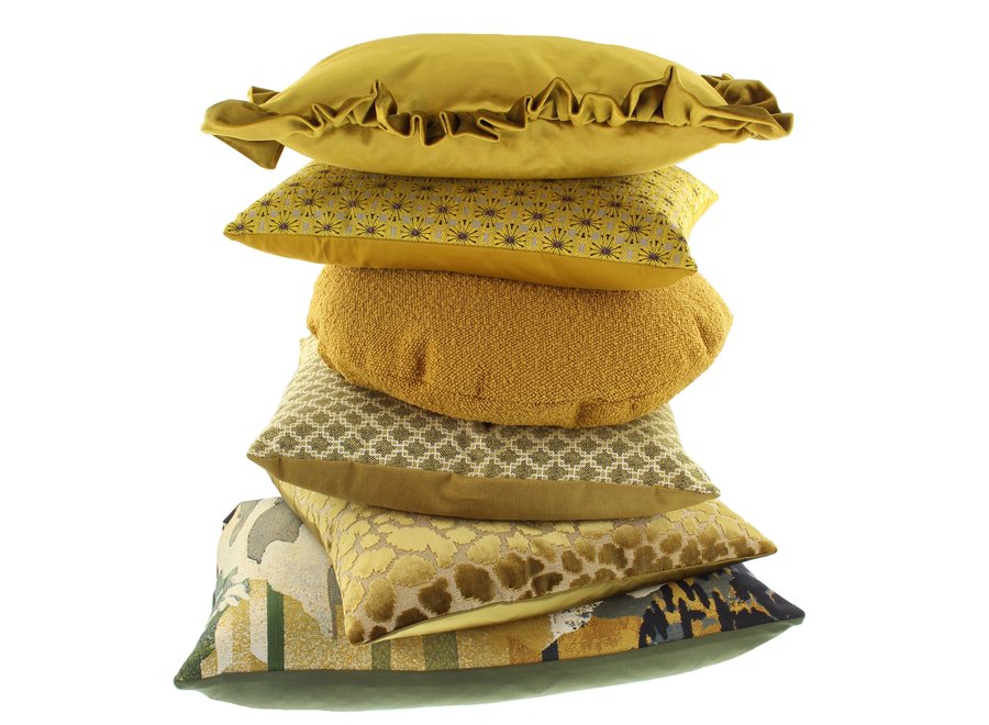 Decorative cushion Adam Mustard