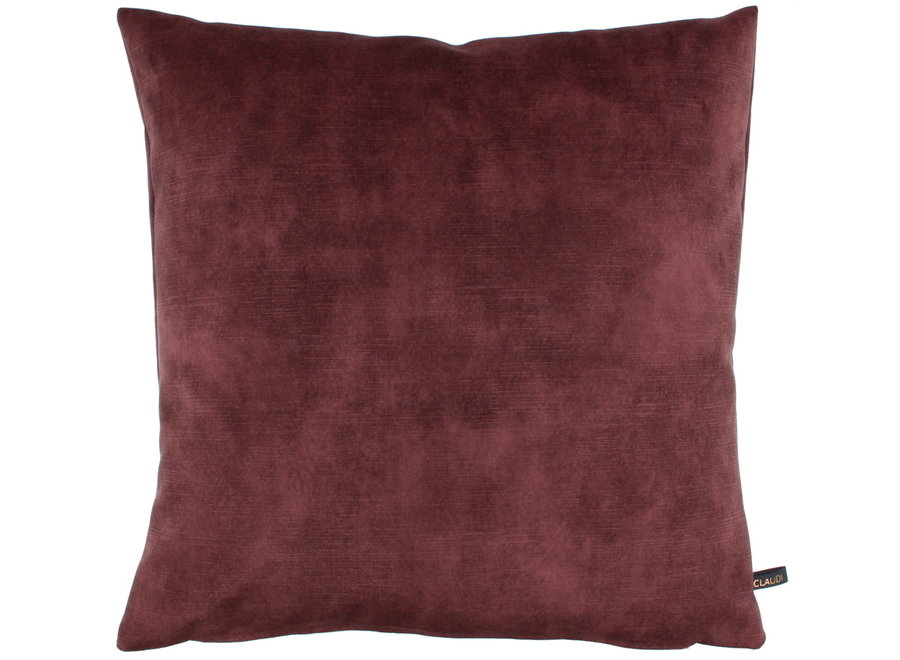Decorative cushion Adona Wine Red