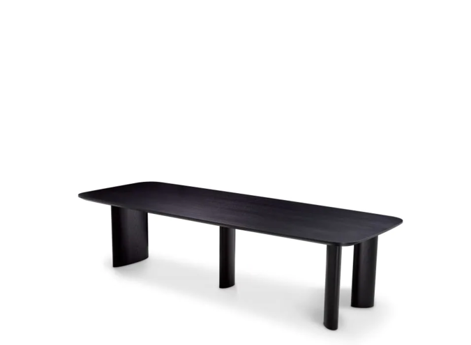 Dining Table Harmonie -Black  Veneer - L