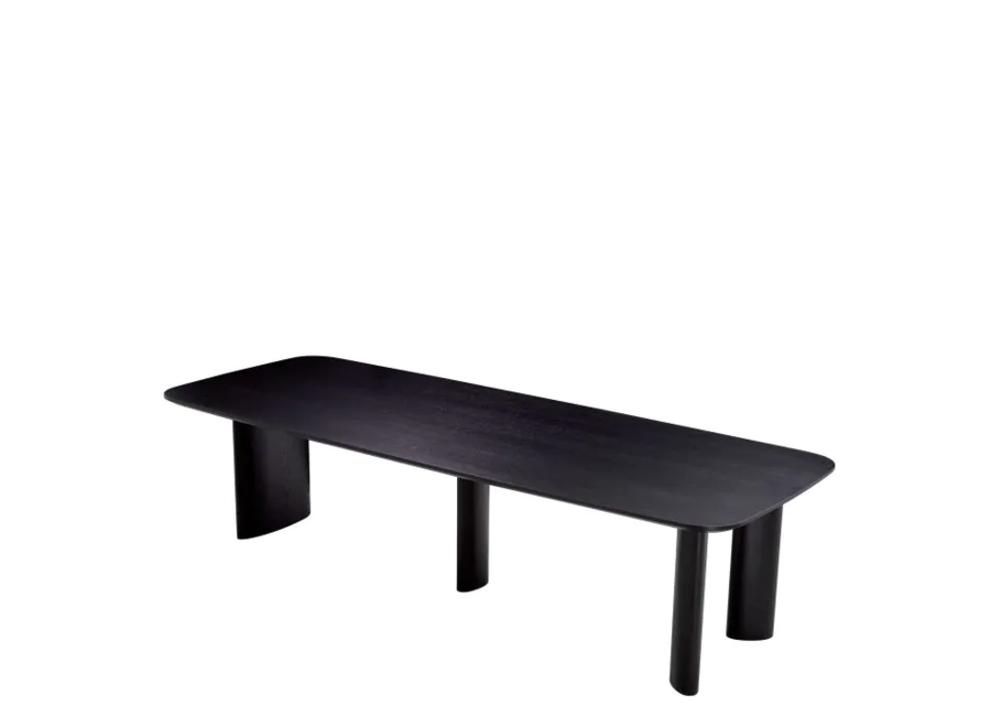 Dining table 'Harmonie'  - Black Veneer - L