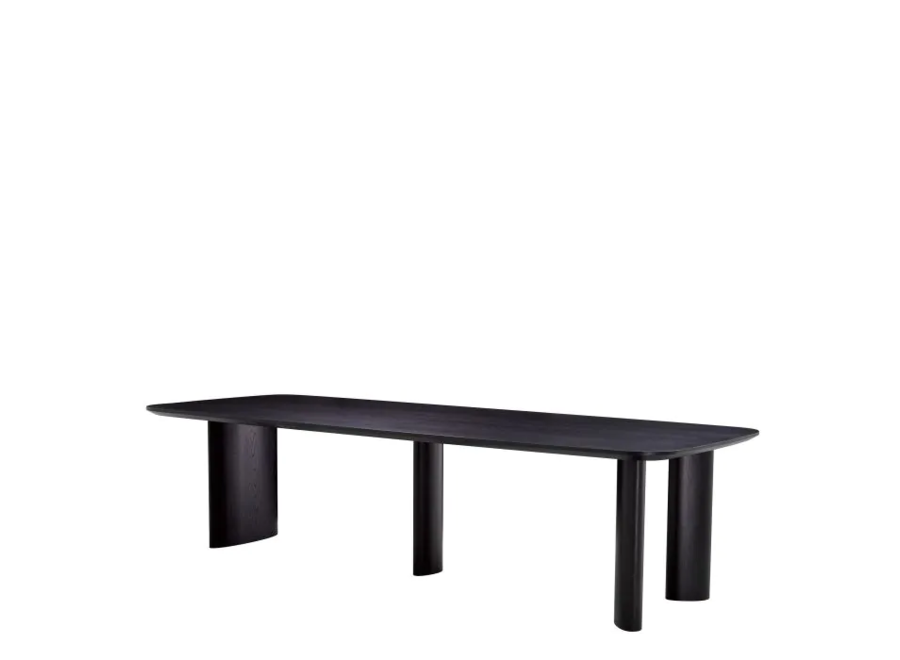 Dining table 'Harmonie'  - Black Veneer - L
