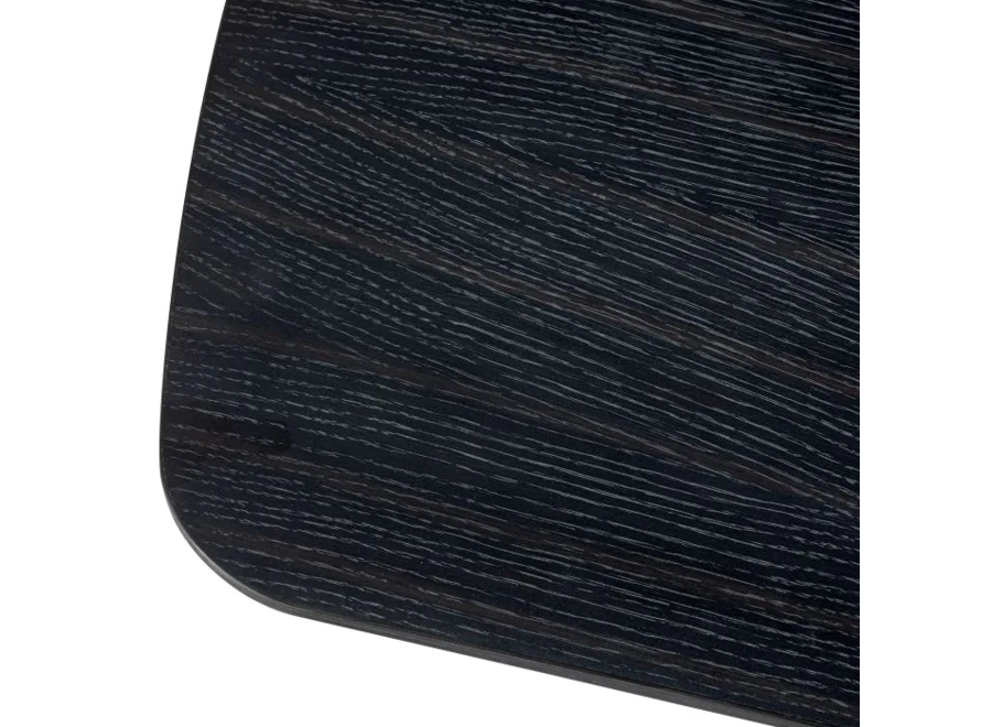 Eettafel 'Harmonie'  - Black Veneer - L