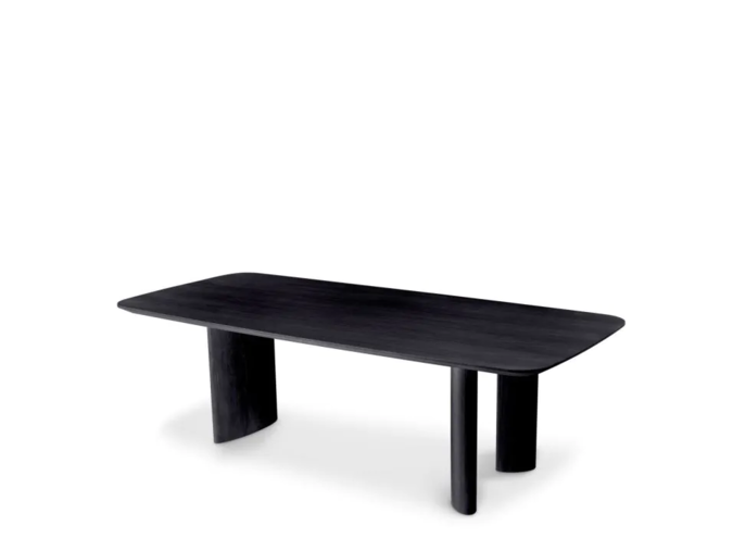 Dining Table Harmonie -Black Veneer - S