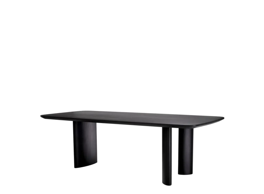 Dining table 'Harmonie'  - Black Veneer - S