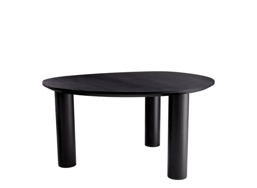 Dining table 'Lombardo'  - Black Veneer