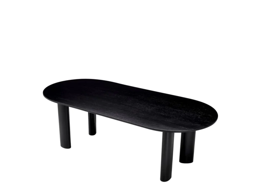 Dining table 'Mogador'  - Black Veneer