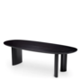 Dining table 'Lindner'  - Black Veneer