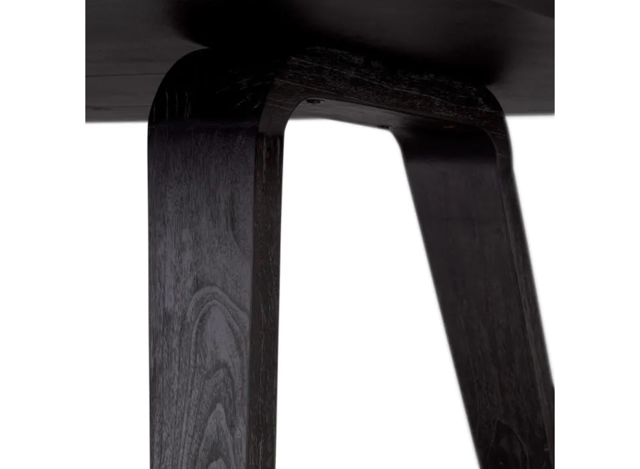 Table à manger 'Glover'  - Charcoal Grey Veneer