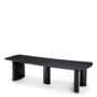 Eettafel 'Bergman'  - Charcoal Veneer - L
