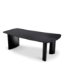 Dining table 'Bergman'  - Charcoal Veneer - S