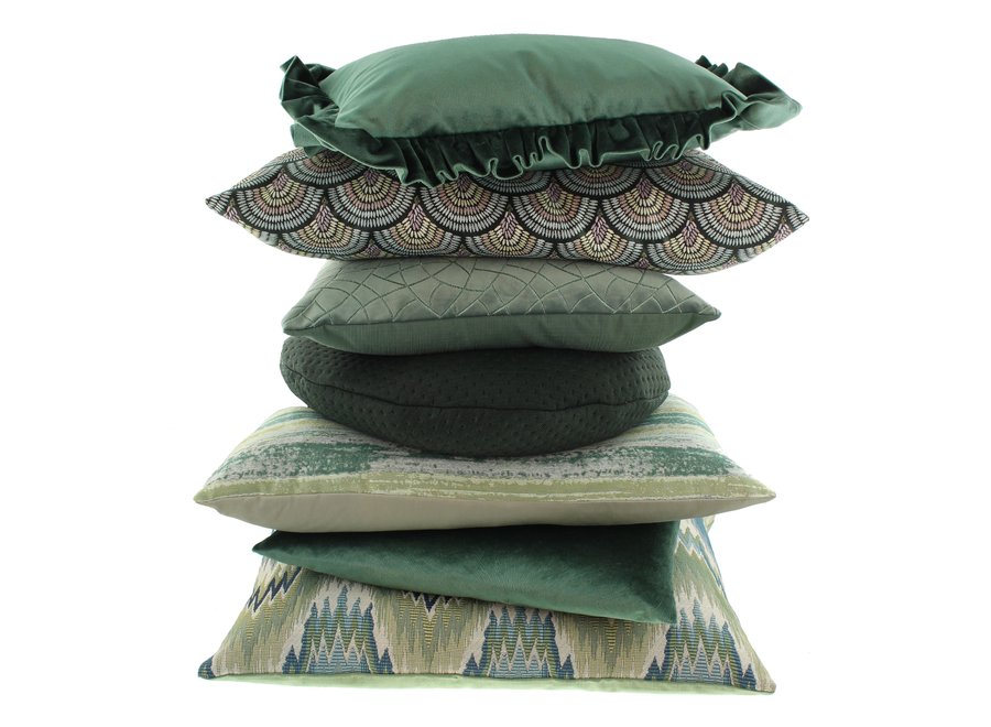 Decorative pillow Tiberio Dark Mint