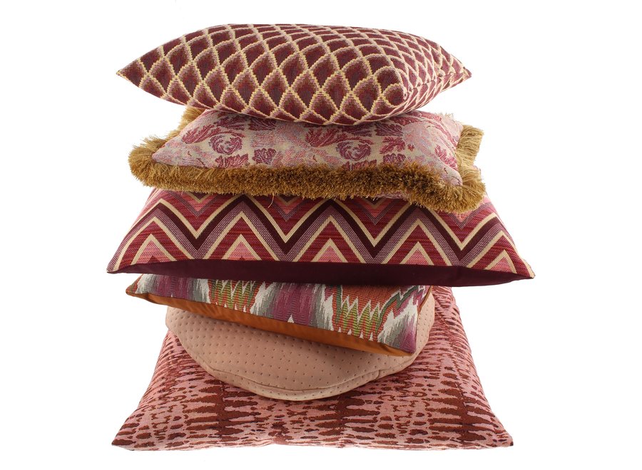 Decorative cushion Besaya Aubergine