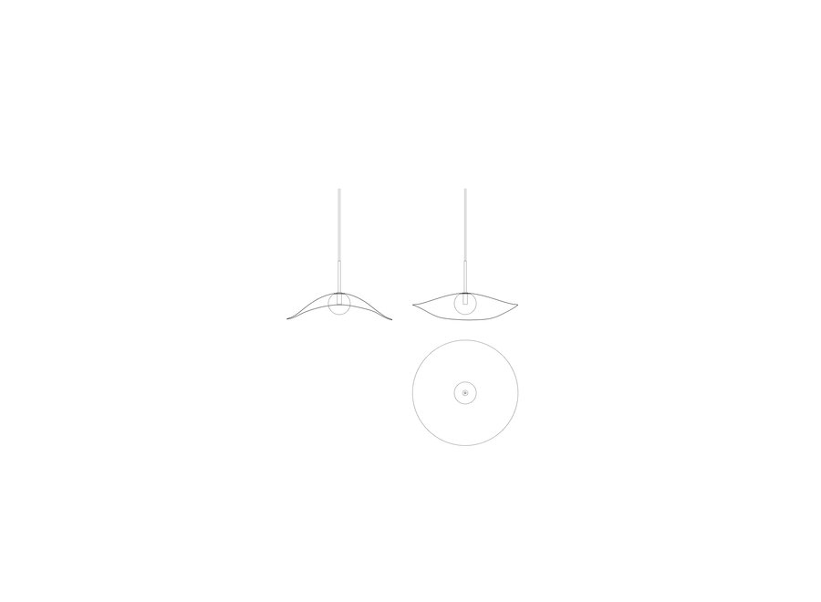 Design hanglamp 'Fuji' - L