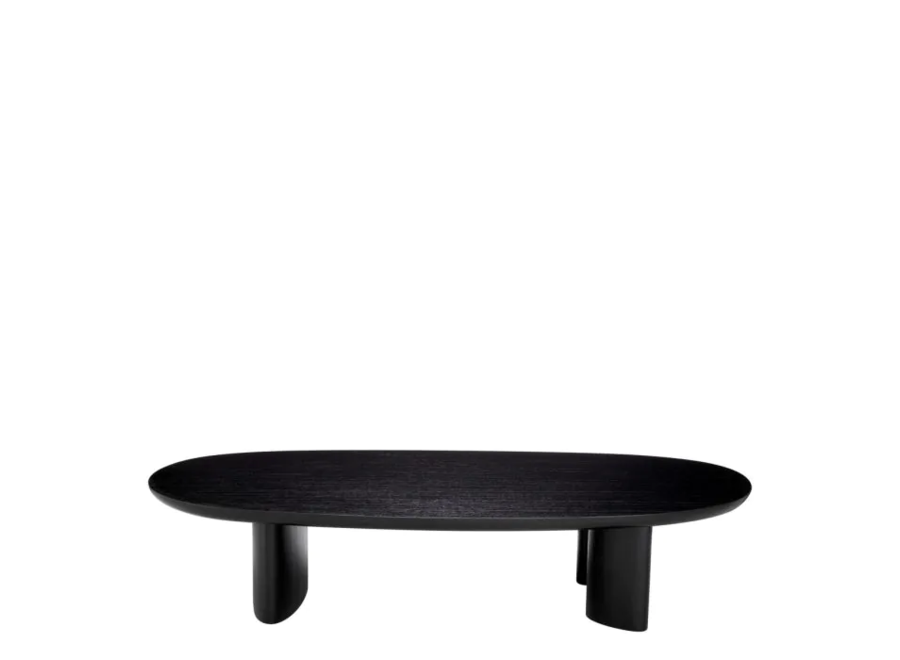 Coffee table 'Lindner' - Black Veneer