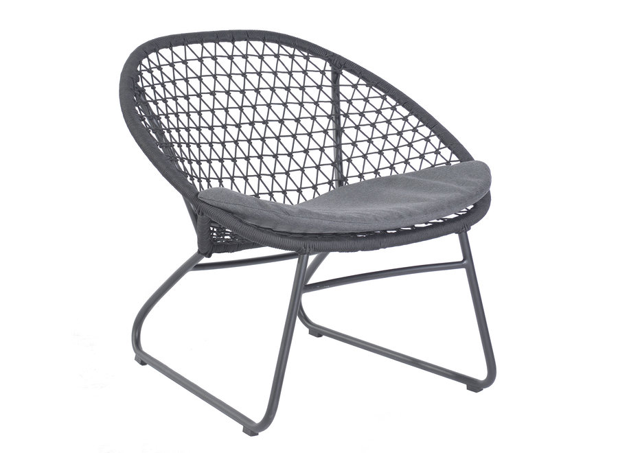 Lounge chair 'Bella' - Lava