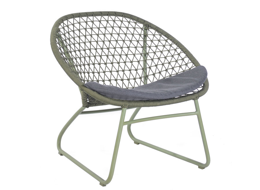 Lounge chair 'Bella' - Moss