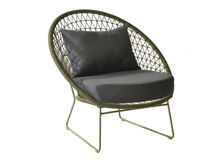Lounge chair 'Nora' - Moss