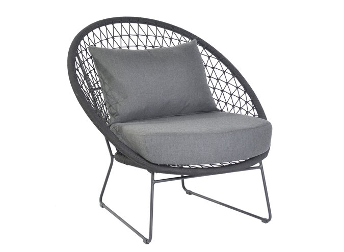 Lounge chair 'Nora' - Lava