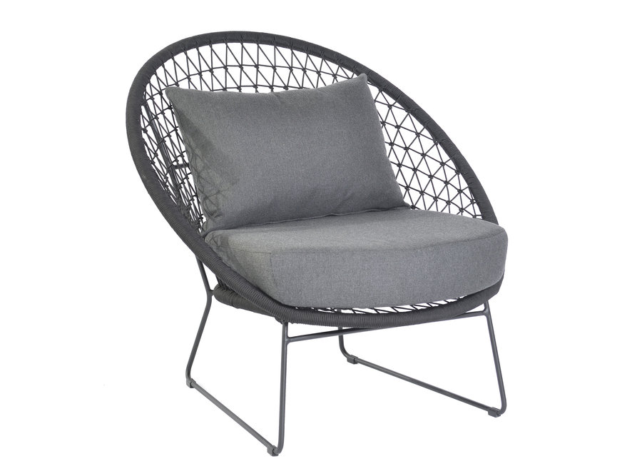Lounge chair 'Nora' - Lava