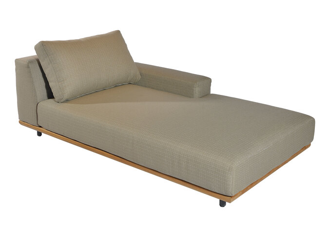 Chaise longue 'Luke' left - Sabia