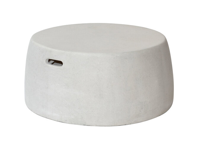 Lounge table/stool 'Nick' XL - Cemento White