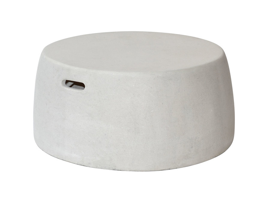 Lounge table/stool 'Nick' XL - Cemento White