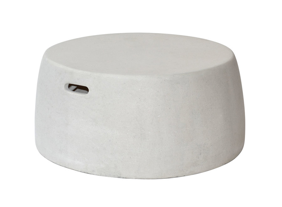 Loungetisch/Hocker 'Nick' XL - Cemento White