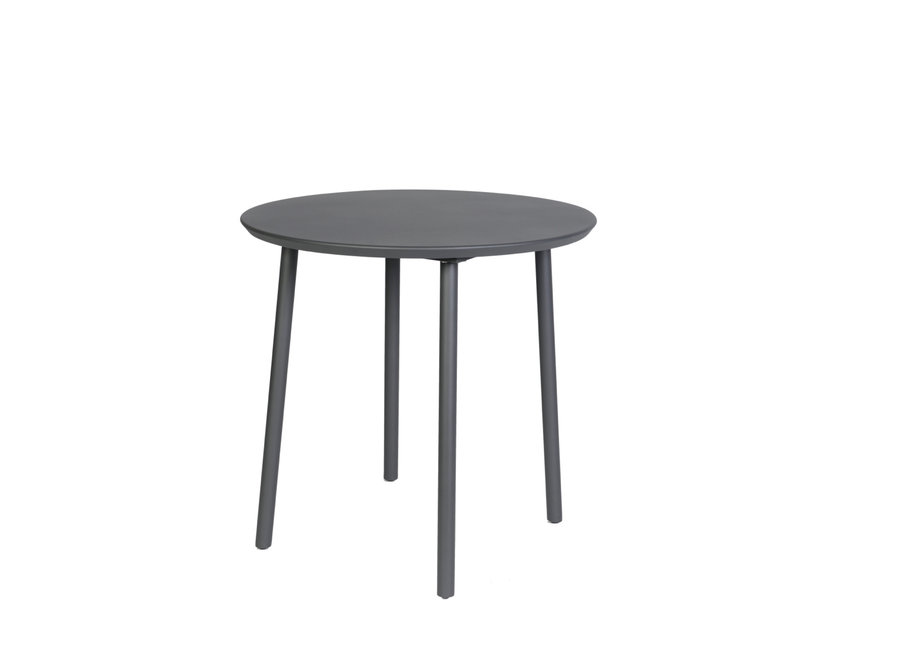 Garden table 'George' Ø80x75cm - Anthracite