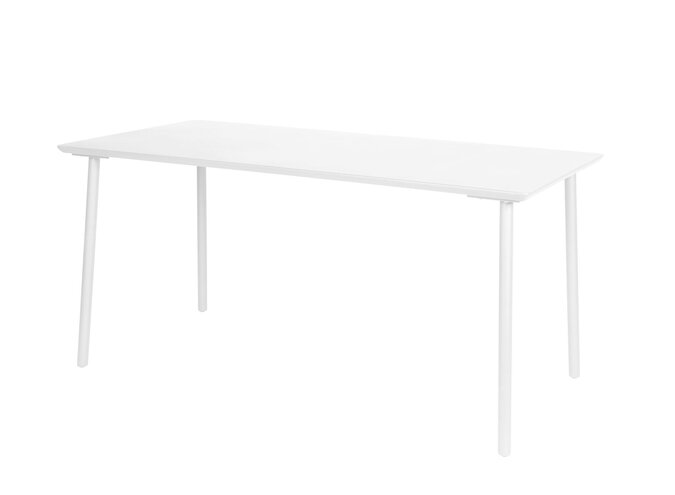 Garden table 'George' 160x80x75cm - White