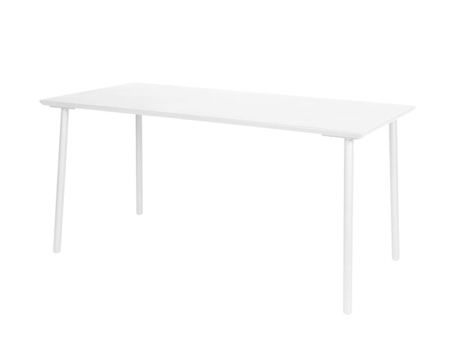 Table de jardin 'George' 160x80x75cm - White